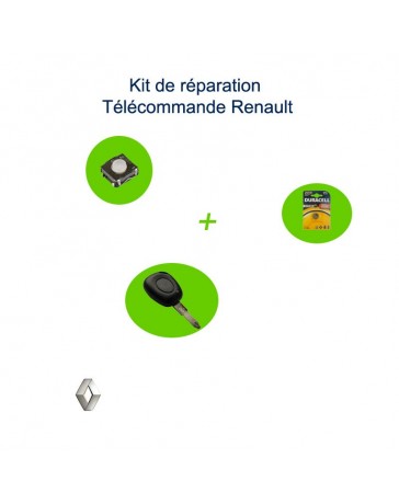 Kit réparation-télécommande-Renault