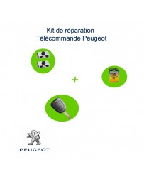 Kit réparation-télécommande-Peugeot